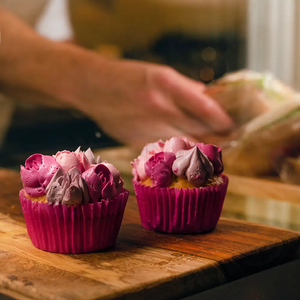 Koffiebar in Groningen met cupcakes